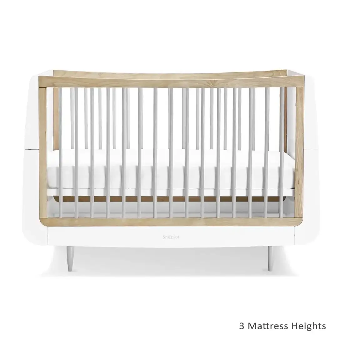 SnuzKot Skandi 3 Piece Nursery Furniture Set - Grey