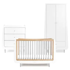 SnuzKot Skandi 3 Piece Nursery Furniture Set - Grey