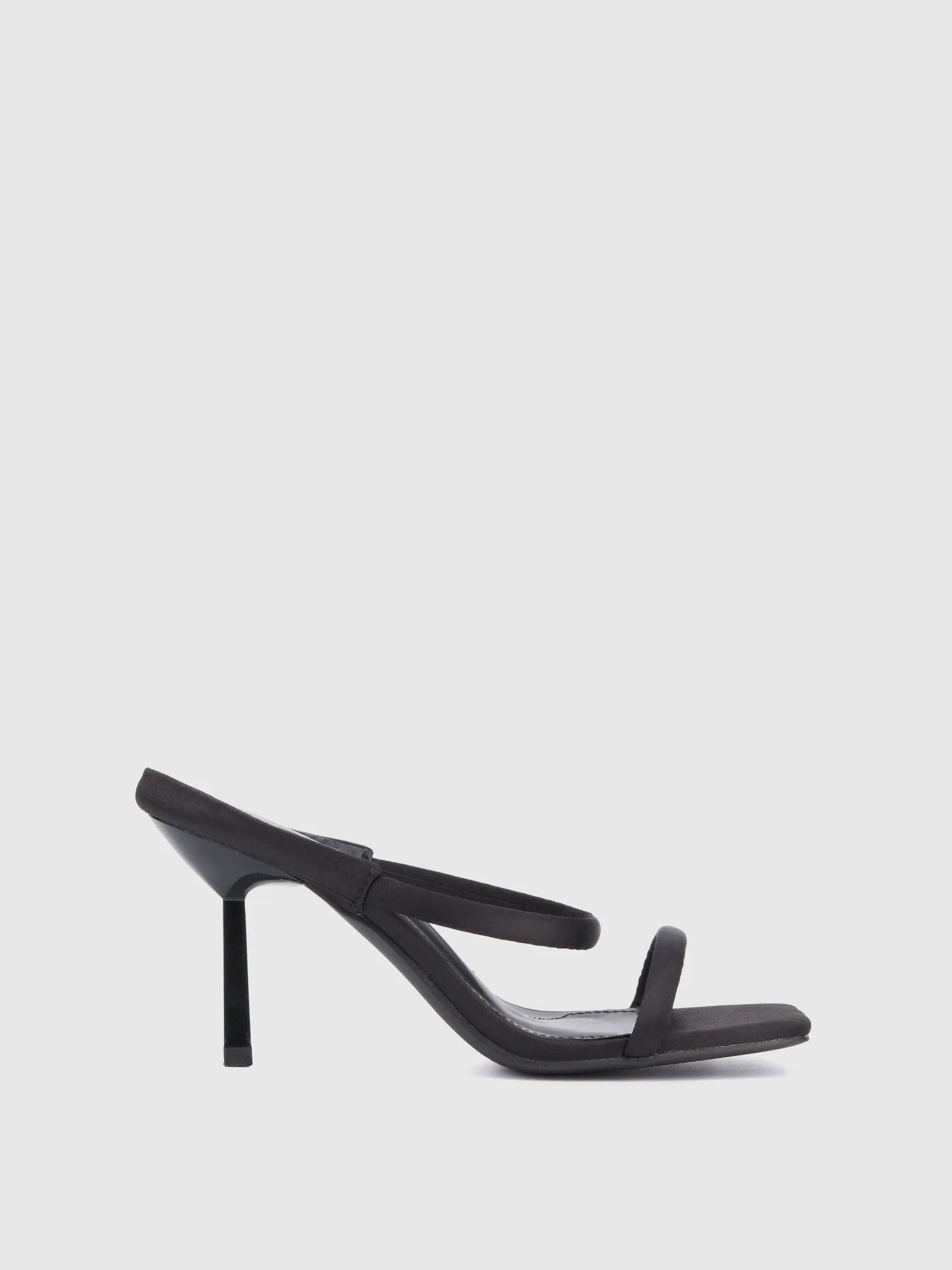 Strappy Satin Heel