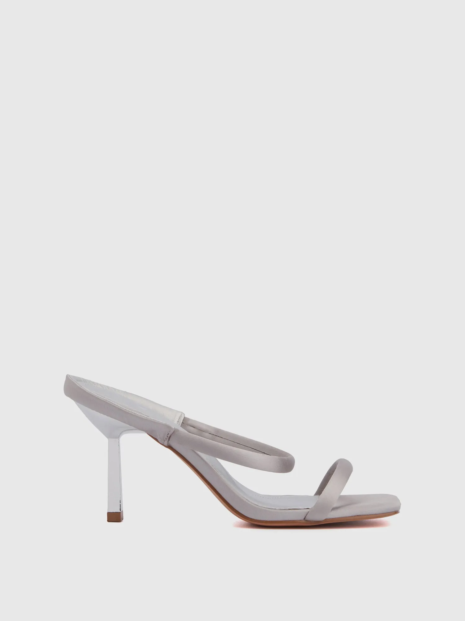 Strappy Satin Heel