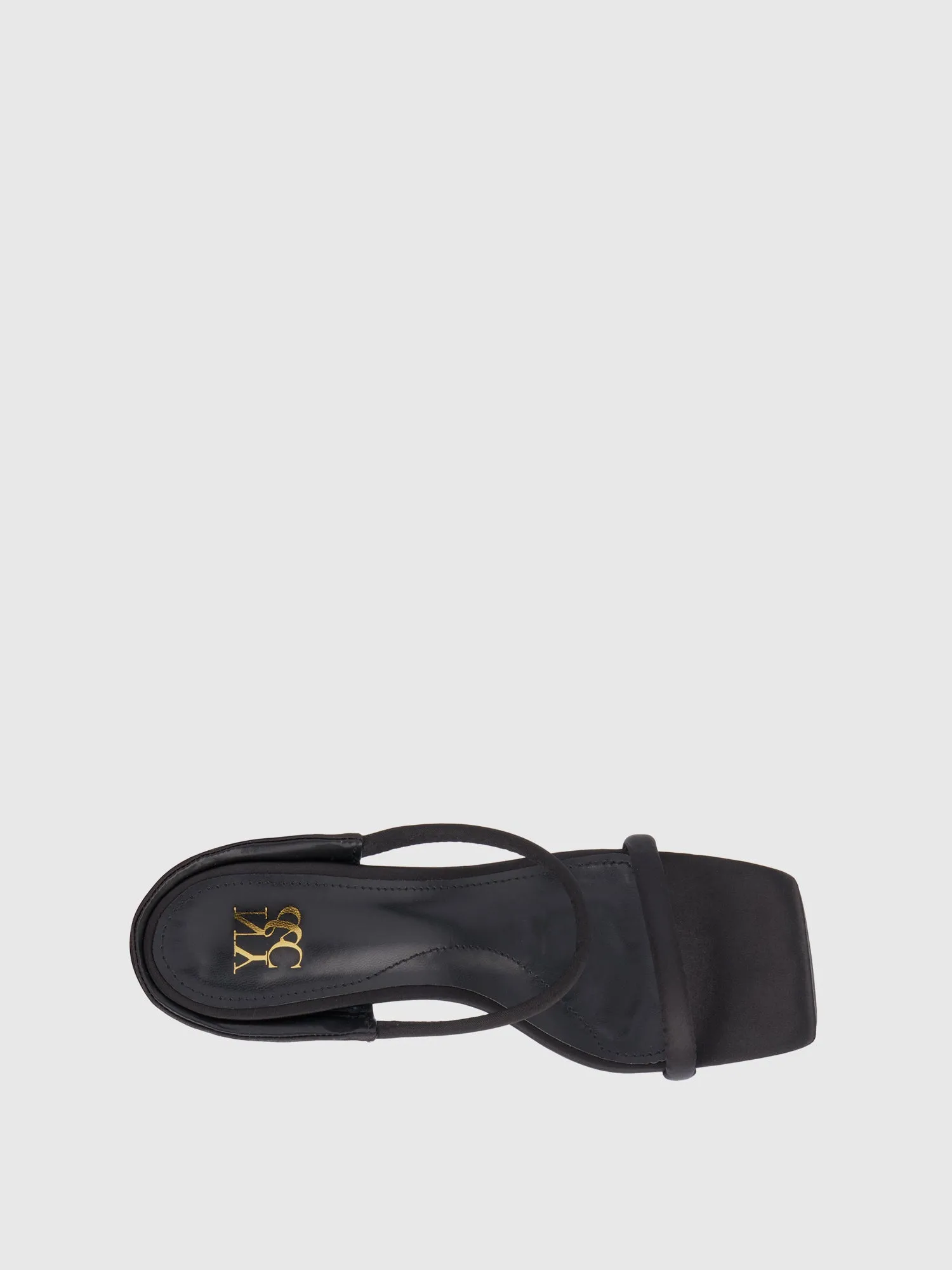 Strappy Satin Heel