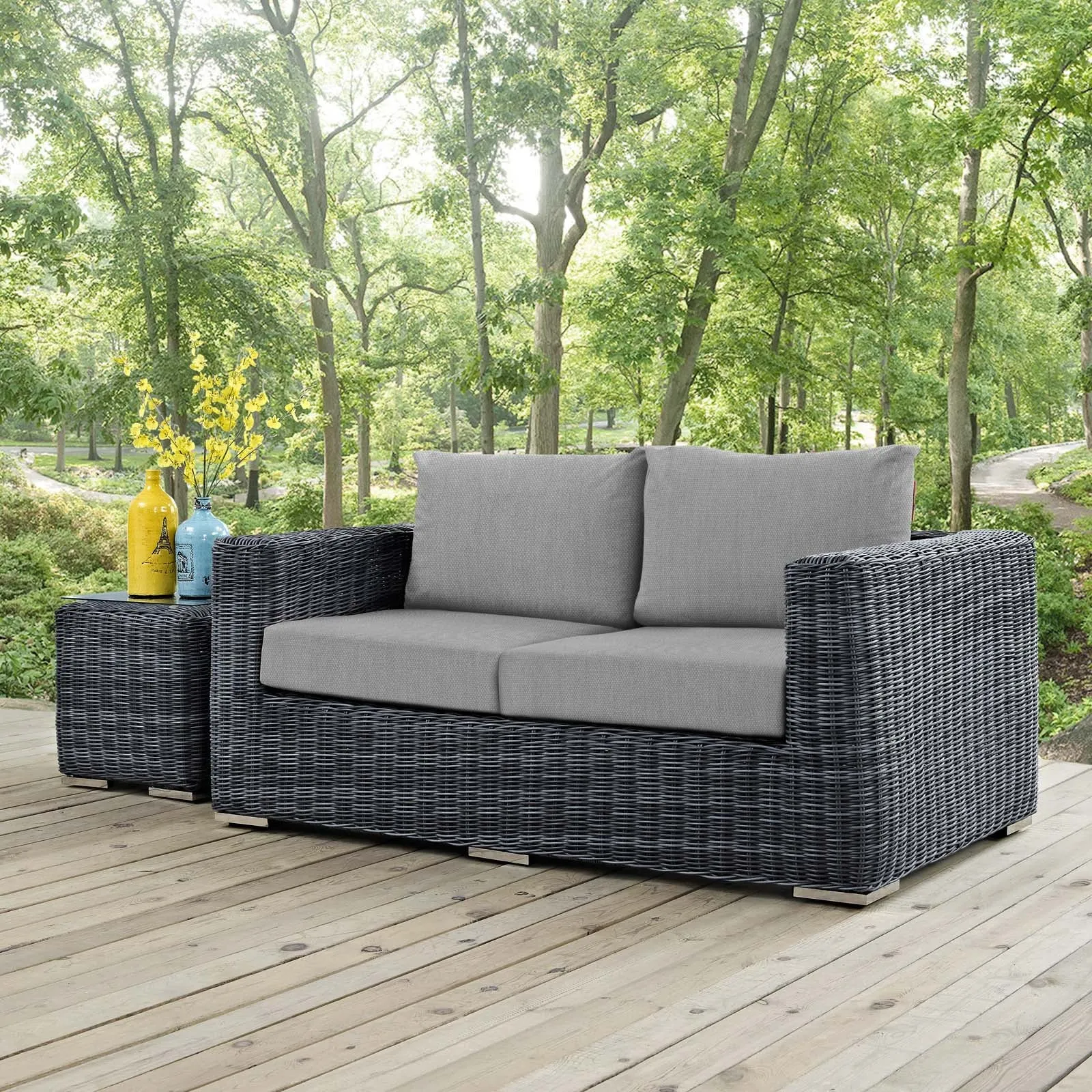 Summon Outdoor Patio Sunbrella Loveseat