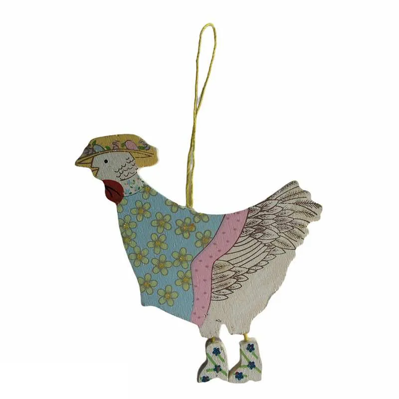 Victorian Chicken Hanging Decoration