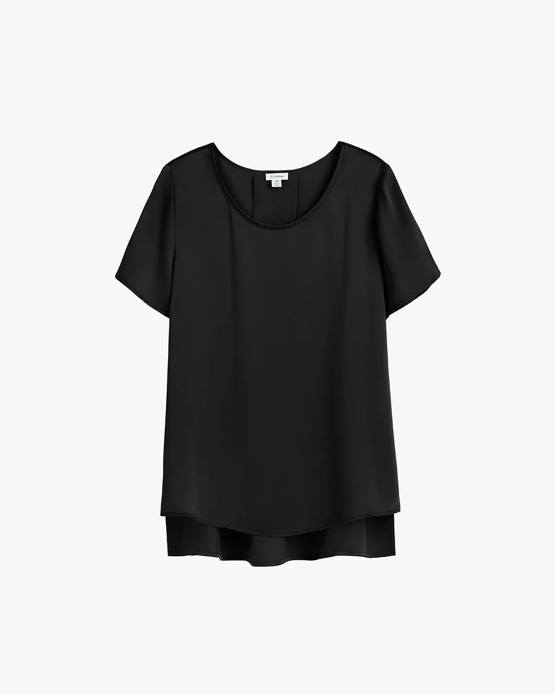 Washable Charmeuse High-Low Top