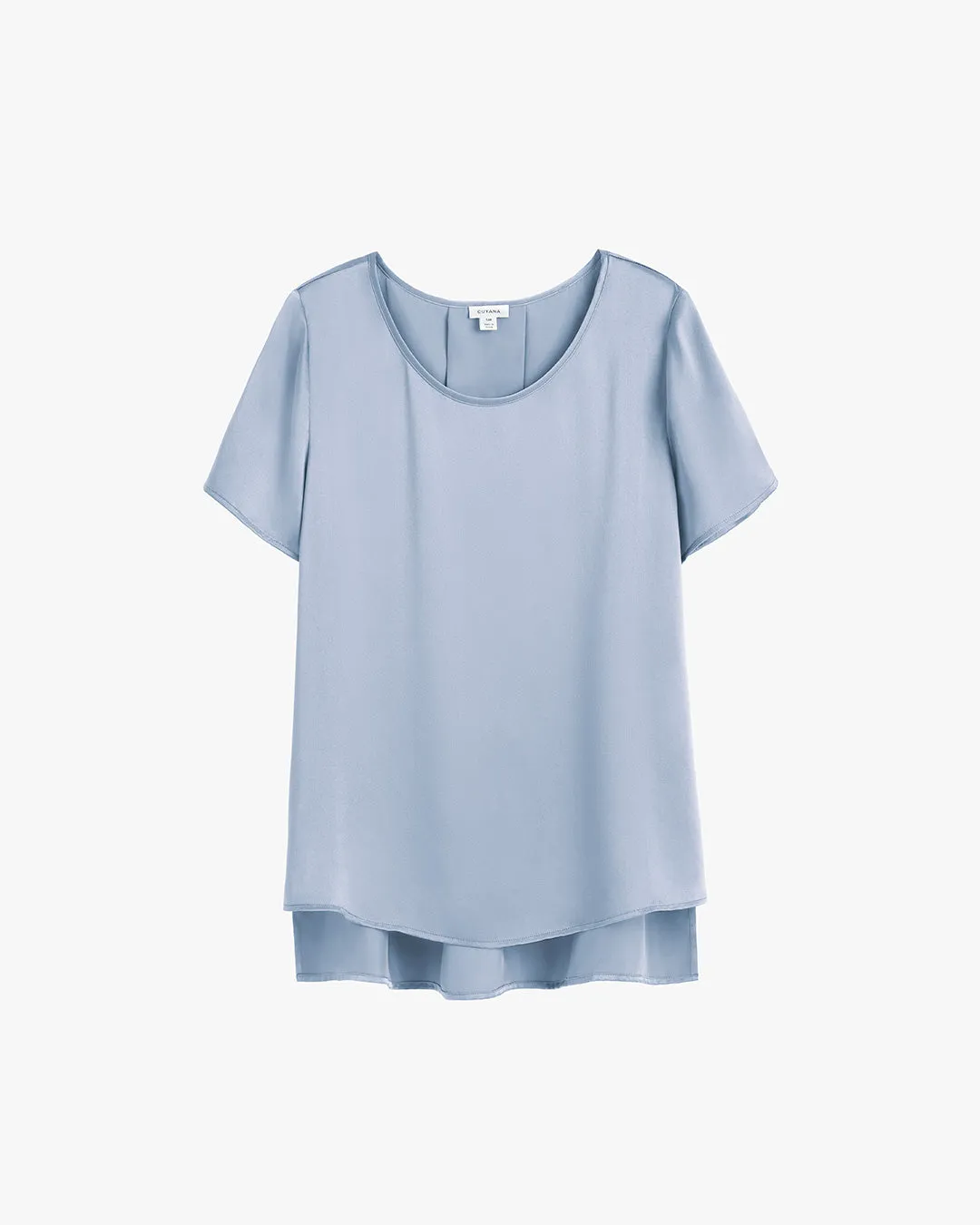Washable Charmeuse High-Low Top