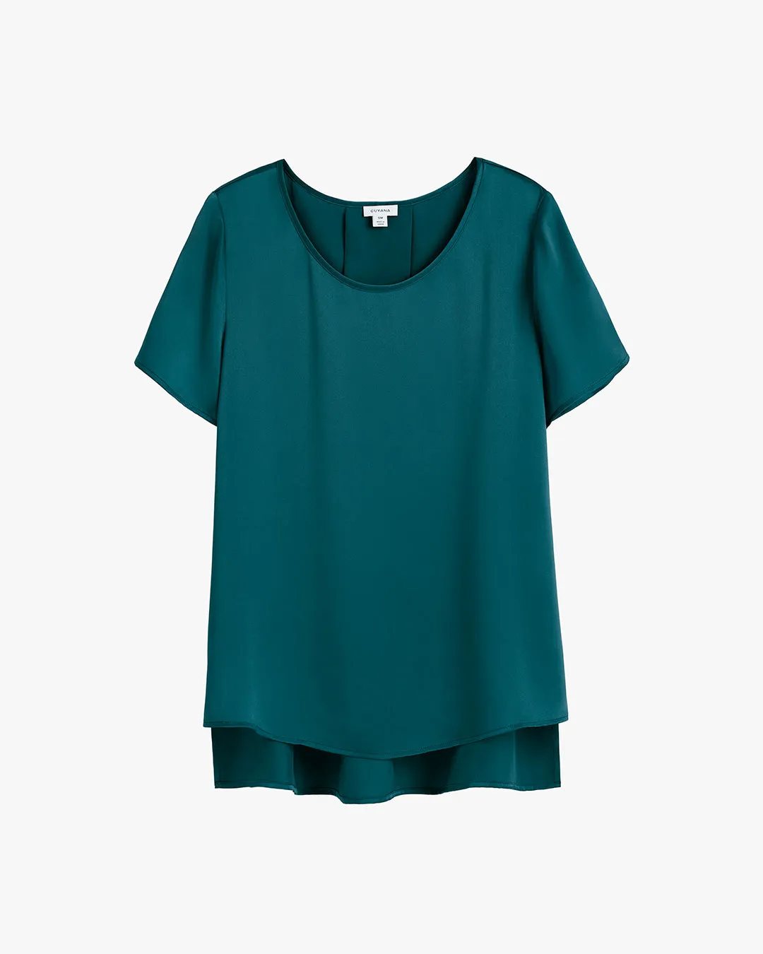 Washable Charmeuse High-Low Top