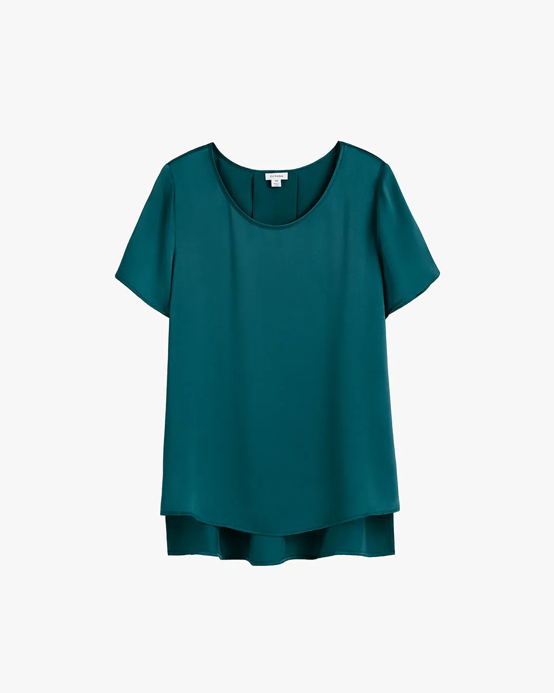 Washable Charmeuse High-Low Top