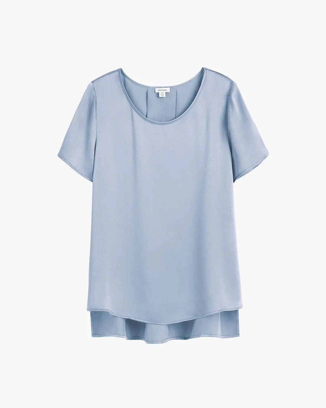 Washable Charmeuse High-Low Top